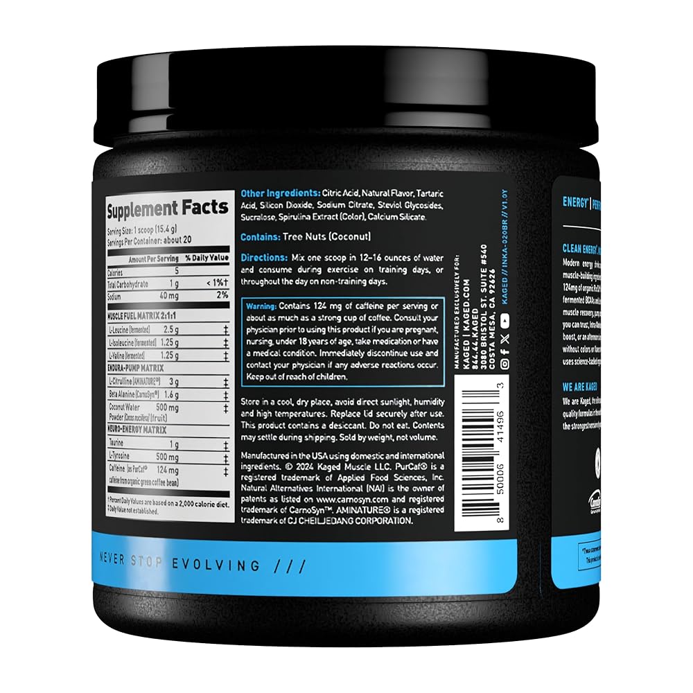 Kaged In-Kaged Intra-Workout Powder with BCAAs & L-Citrulline - 20 Servings - image 9