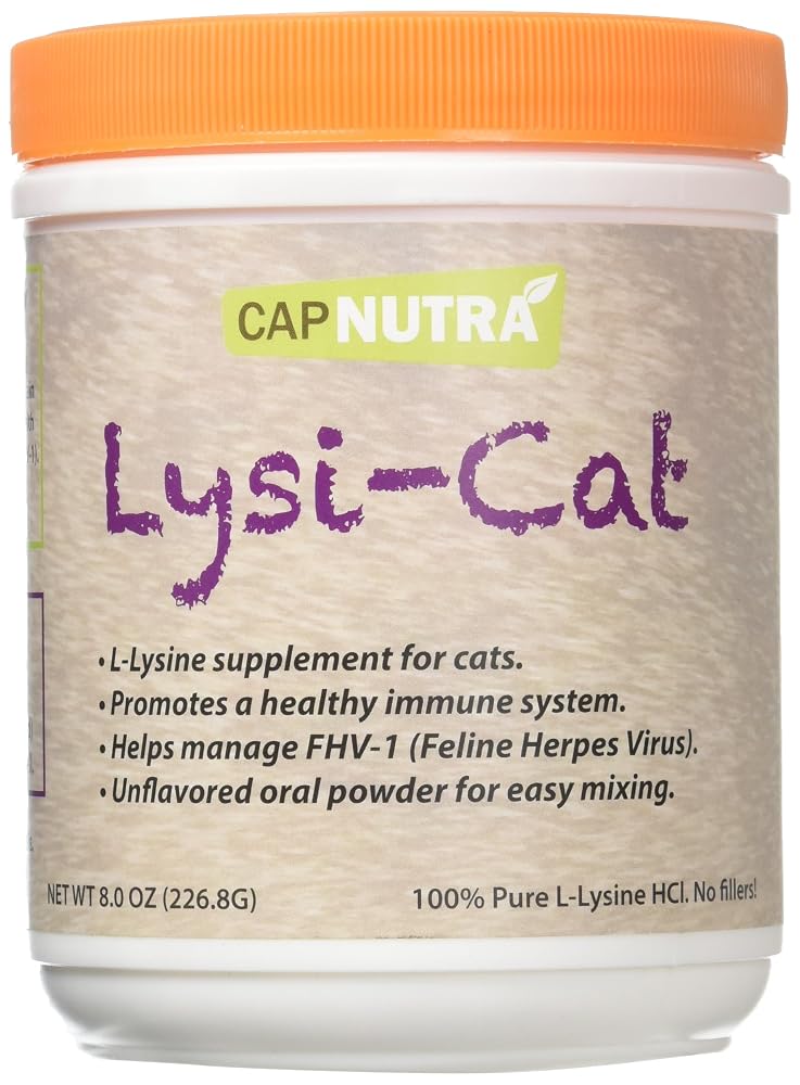 CAP Nutra Lysi-Cat L-Lysine Powder for Cats - 8 oz