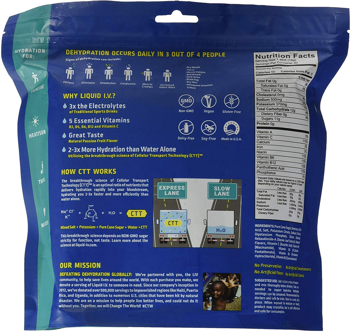 Liquid I.V. Hydration Multiplier Electrolyte Drink Mix - 30 Stick - image 2