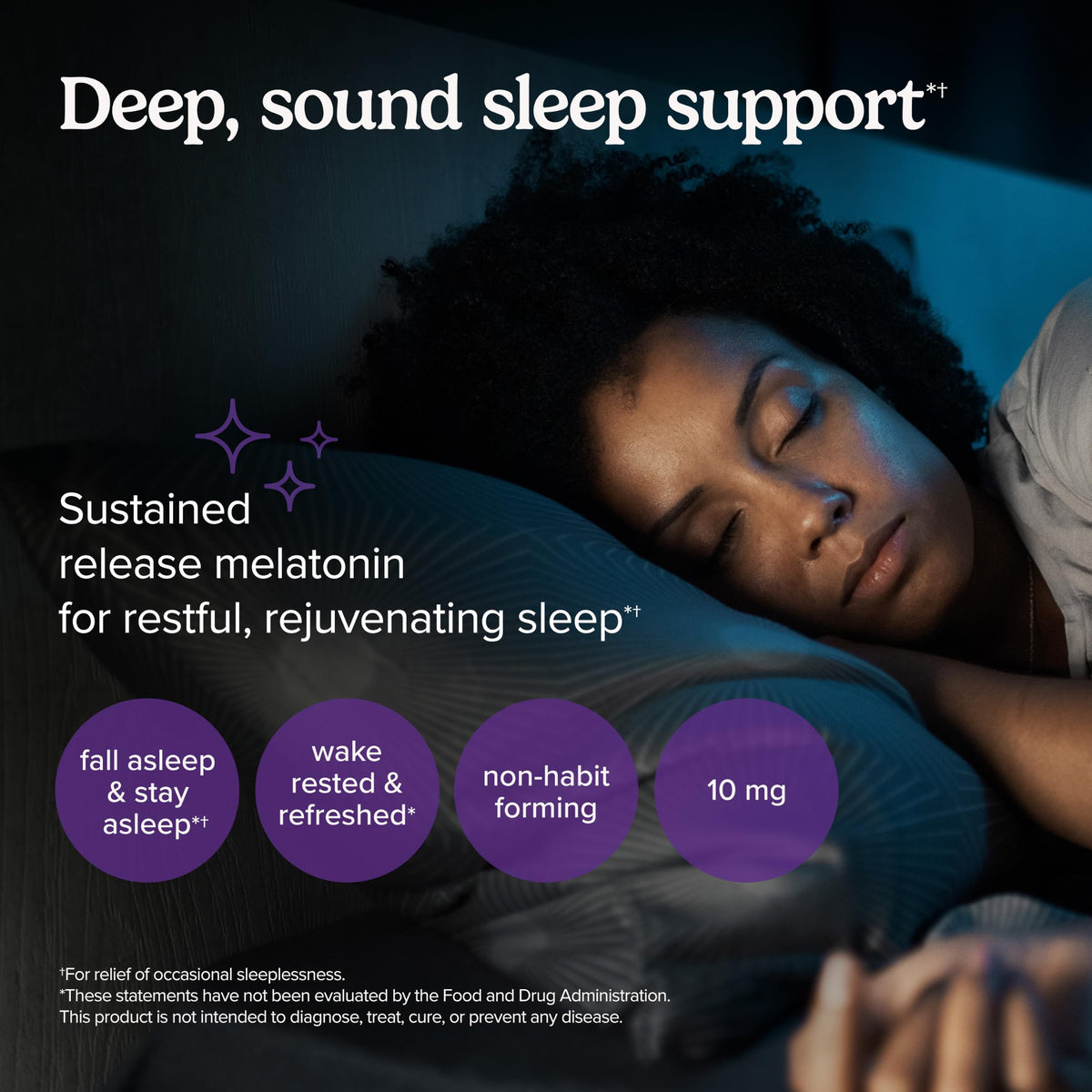 Terry Naturally Melatonin EP120 10mg Sleep Support - 60 Tablets - image 2