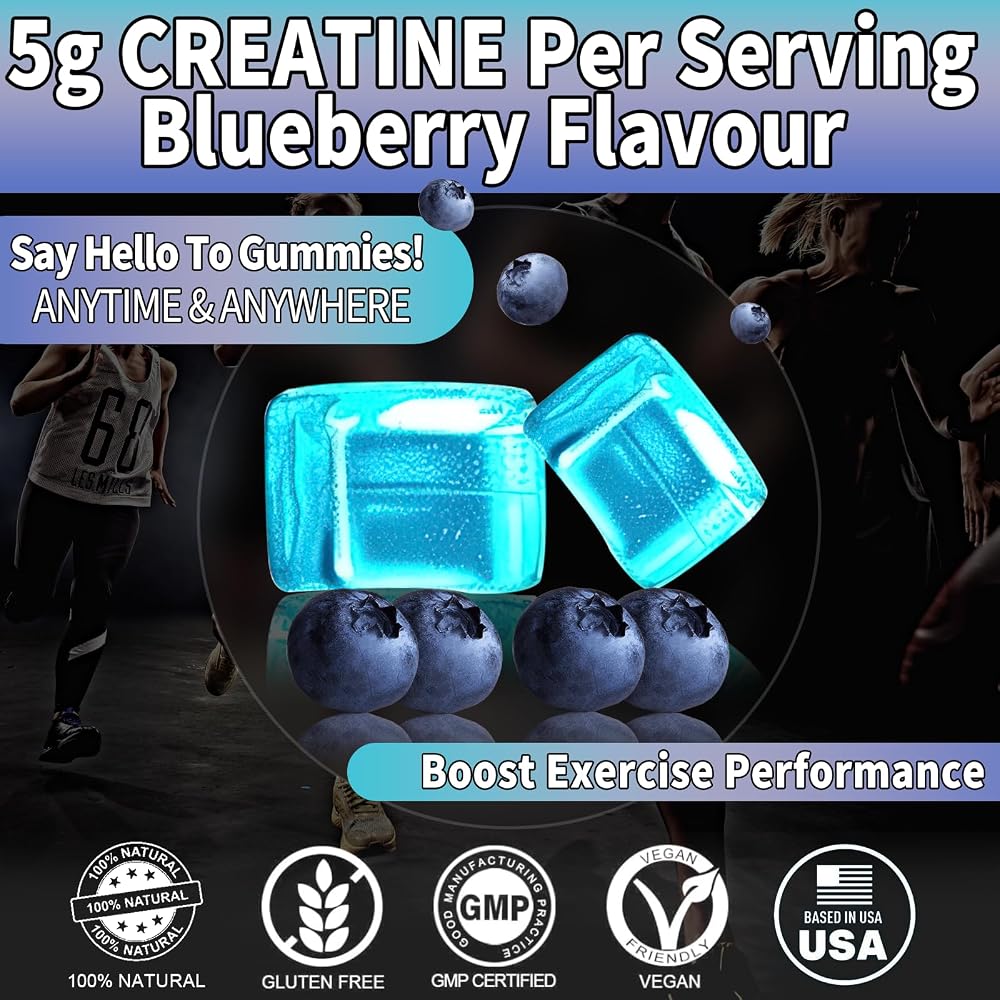 OALSE Creatine Monohydrate Gummies 5000mg - 120 Count - image 4