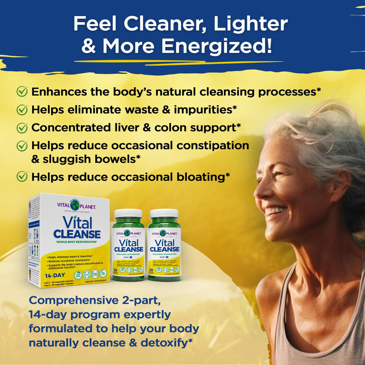 Vital Planet Vital Cleanse with Milk Thistle - 56 Capsules - image 3