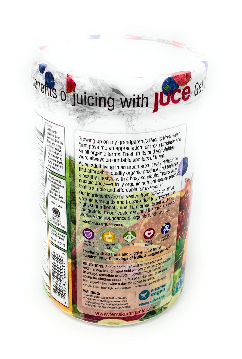 Terra Kai Organics Juce Super Fruit and Veggie Blend Powder - 12.2 oz - image 3
