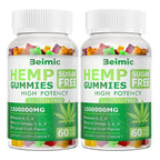 BEIMIC Naturals Fruit Hemp Gummies High Strength - 120 Count
