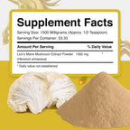 Addictive Wellness Lion's Mane Mushroom Powder Dual-Extract 1500mg - 1.76 oz - image 6