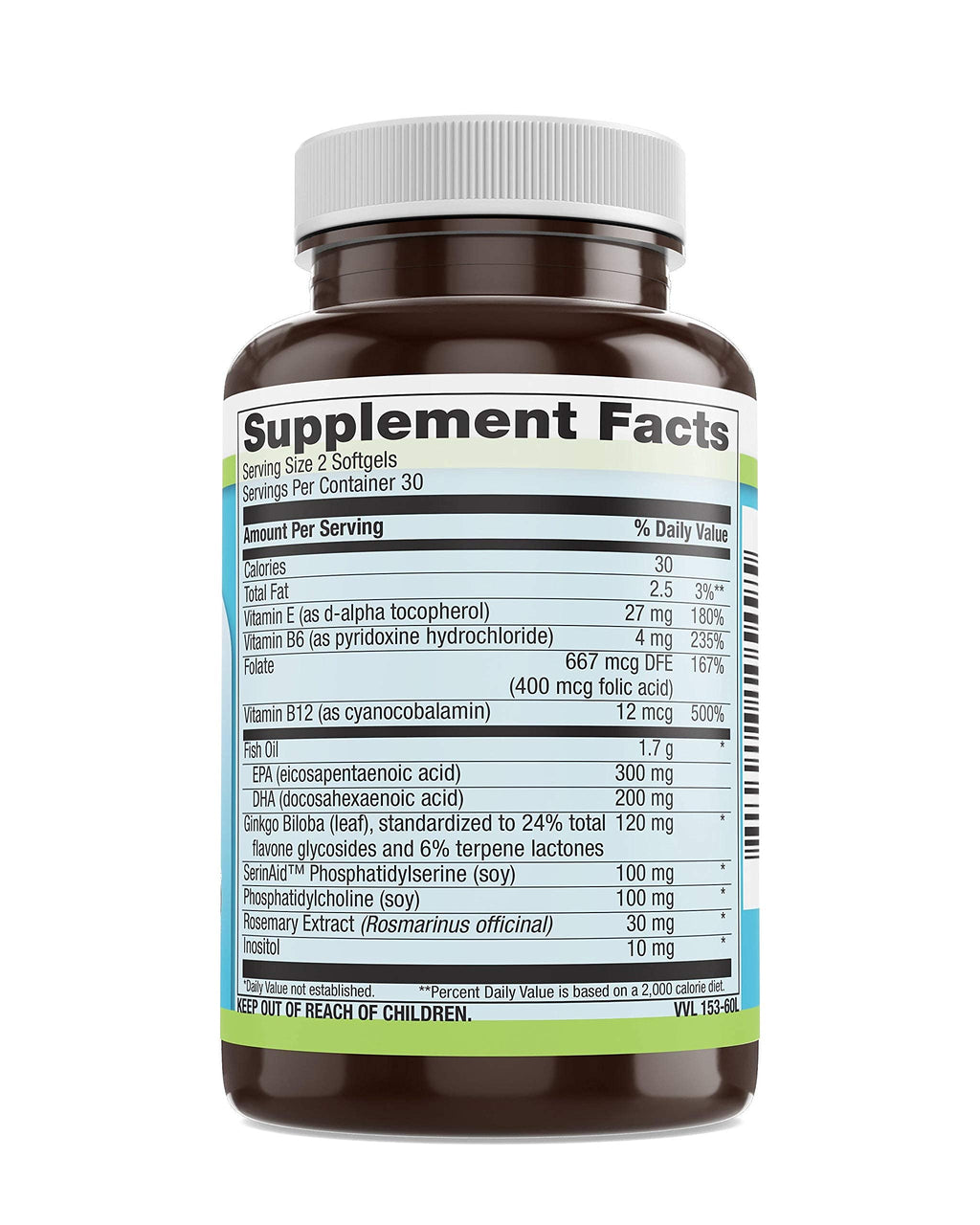 Livamed Nootropic Brain Support Focus Supplement - 60 Softgels - image 4
