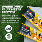 TITANIUM Protein Energy Bars Amazonian Gold - 8 Count - image 2