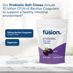 Bariatric Fusion Probiotic Grape Soft Chews - 60 Count - image 5