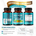 Aumeto Sea Moss Plus 18-in-1 with Black Seed & Bladderwrack - 150 Capsules - image 9