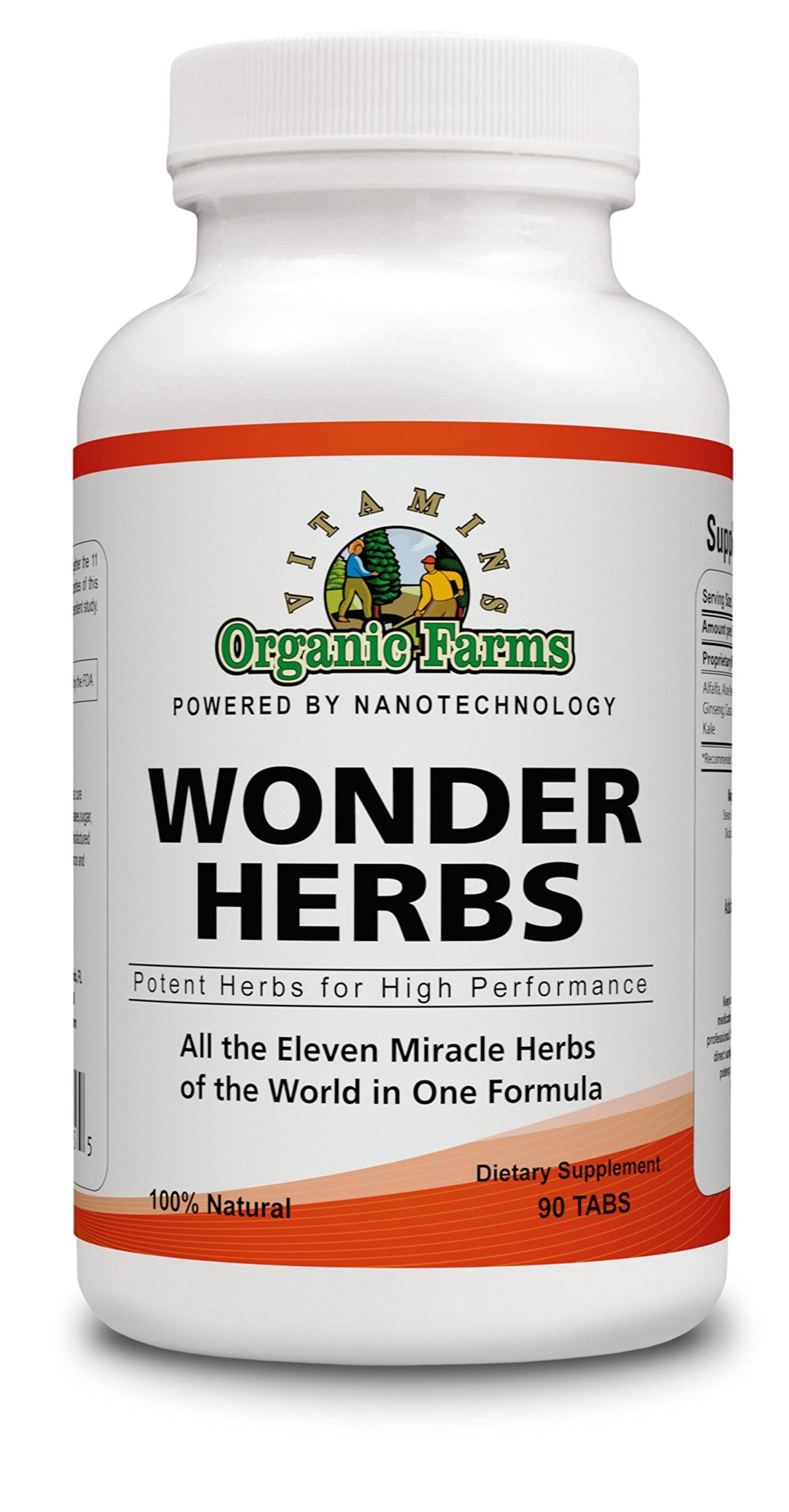 Organic Farms Vitamins Wonder Herbs - 90 Tablets