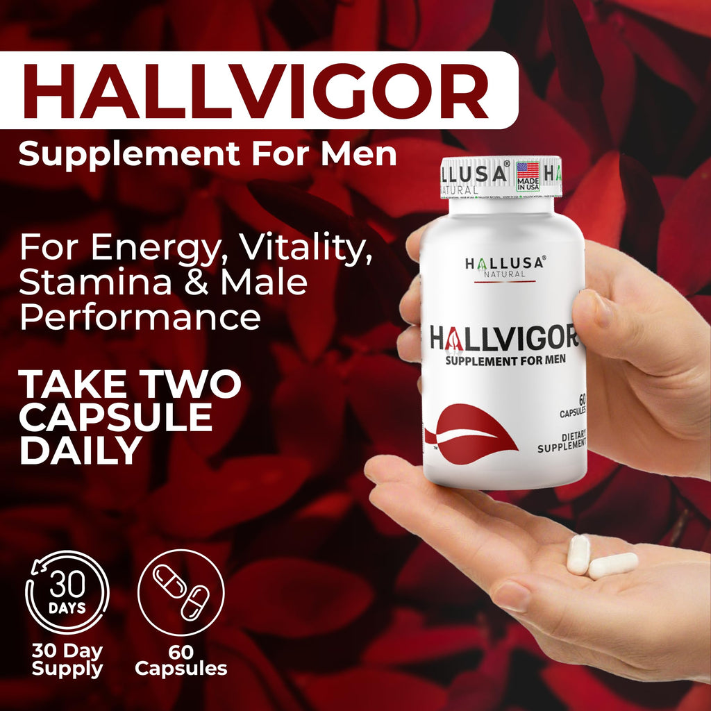 "N/A" Hallusa Hallvigor Prostate Health Men's Multivitamin - 60 Capsules - image 3