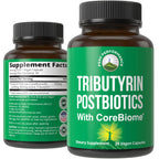 Peak Performance CoreBiome Tributyrin Postbiotic Capsules - 30 Count