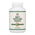 Double Wood Supplements Fruits & Veggies Capsules Energy & Digestion - 180 Ct