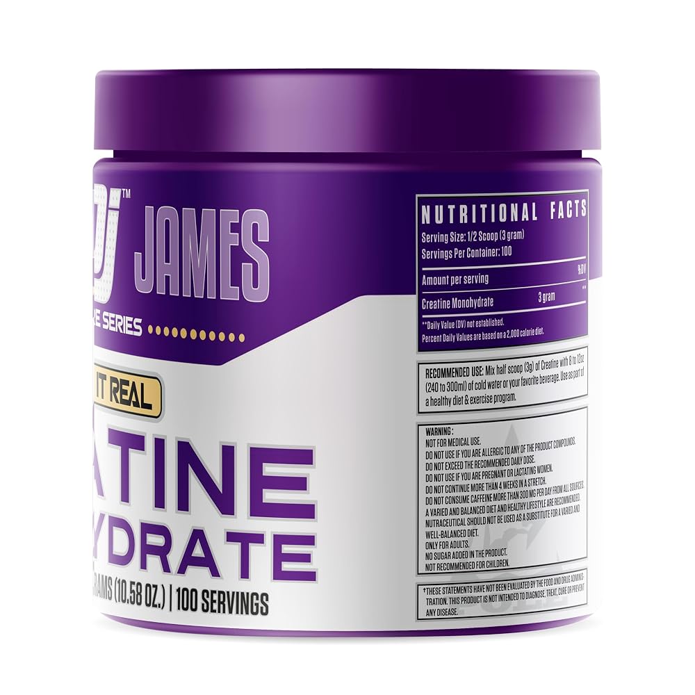 DENNIS JAMES Signature Series Creatine Monohydrate - 300g - image 3