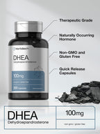 Horbäach DHEA 100mg Supplement - 200 Capsules - image 3