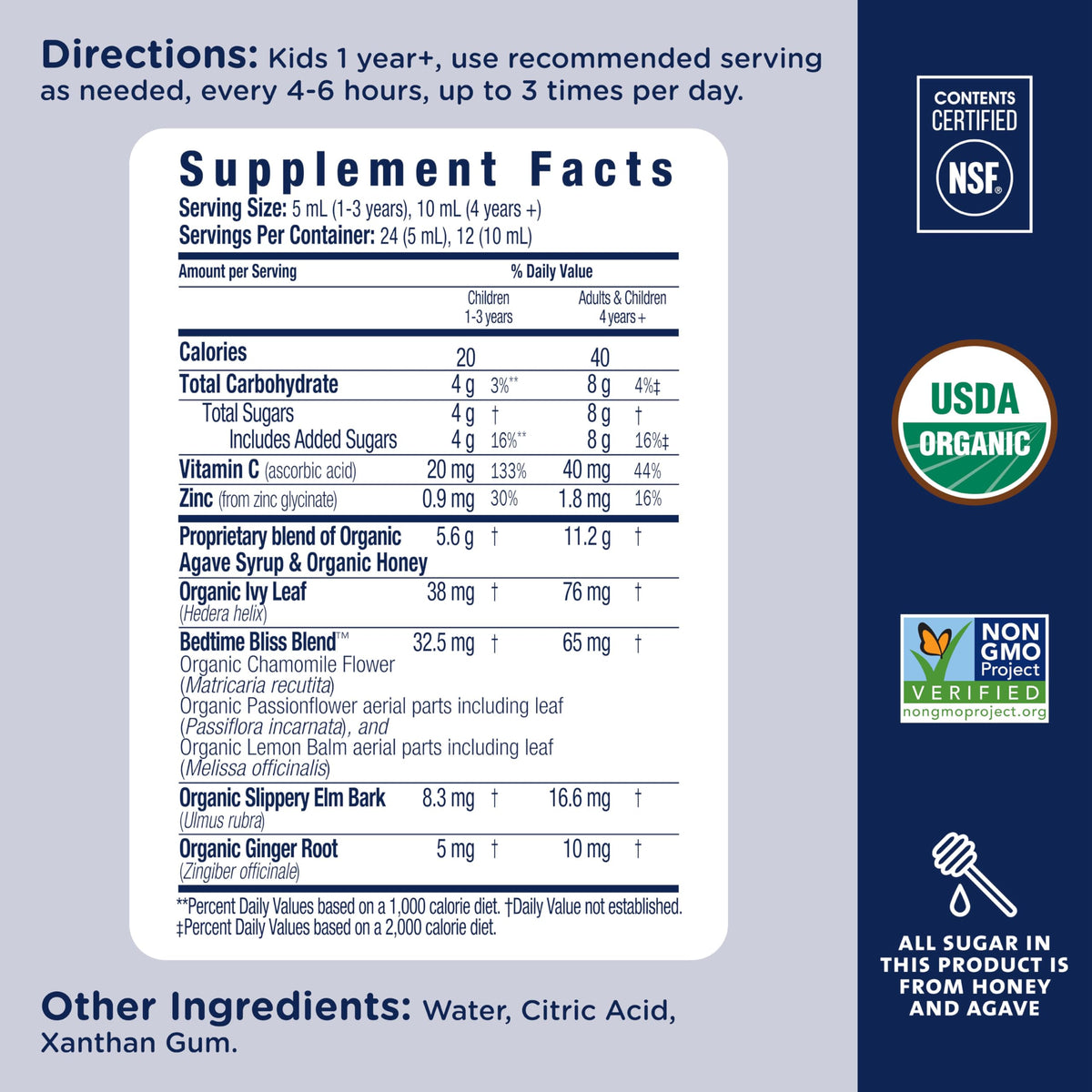 Mommy's Bliss Kids Organic Cough & Mucus Nighttime - 4 Fl Oz - image 5