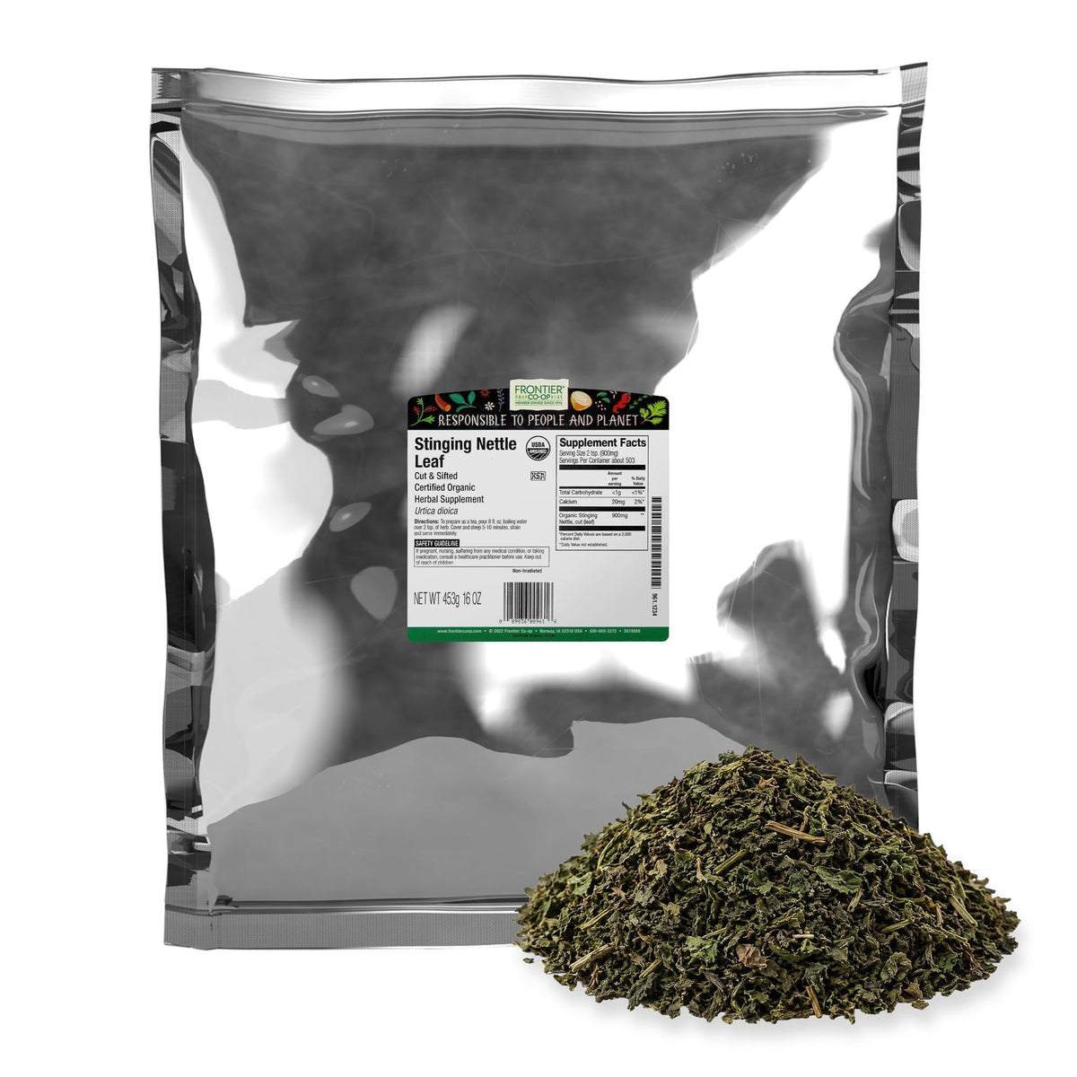 Frontier Co-op Organic Stinging Nettle Leaf Tea - 16 Ounce