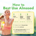 Almased Vanilla Meal Replacement Shake - Low-Glycemic High Plant Base