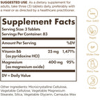 Solgar Magnesium with Vitamin B6 Energy Metabolism - 250 Tablets - image 2