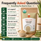 SPICY ORGANIC Organic Aloe Vera Powder
