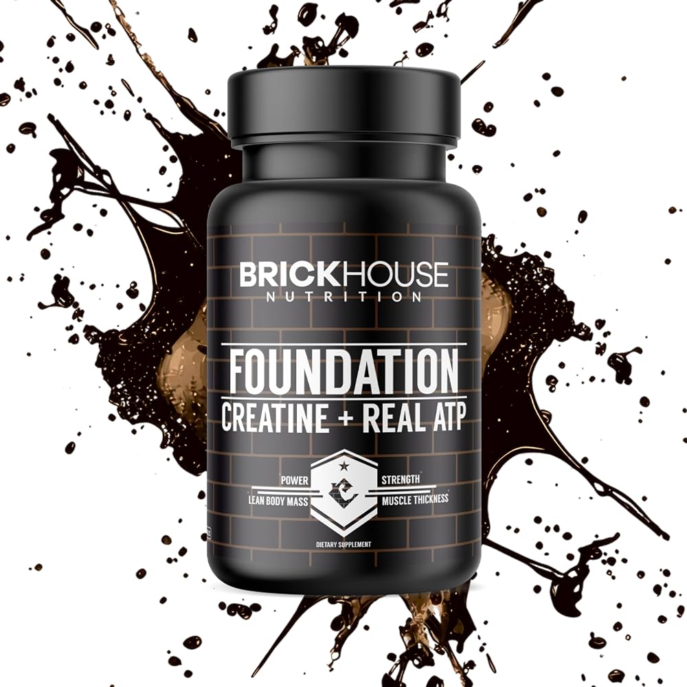 BRICKHOUSE NUTRITION Foundation Creatine Powder Muscle Builder - 5 oz