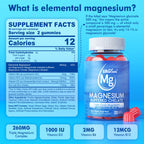 EnvyCure Magnesium Gummies Triple Complex for Calm - 120 Count - image 2