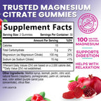 Nature's Nutrition Magnesium Citrate Gummies - 60 Gummies - image 2