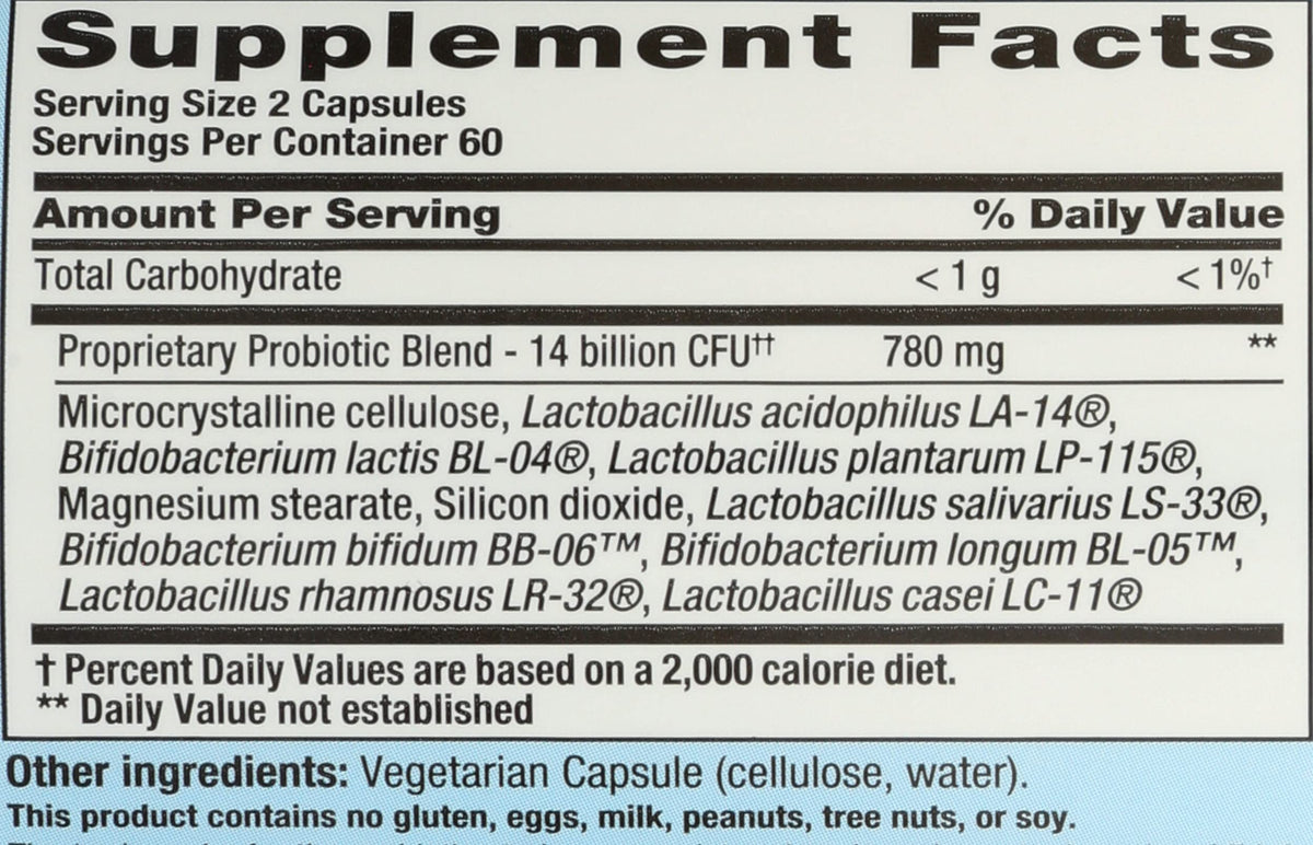 PB8 Probiotic 8 Strains Vegetarian Capsules - 120 Count - image 4