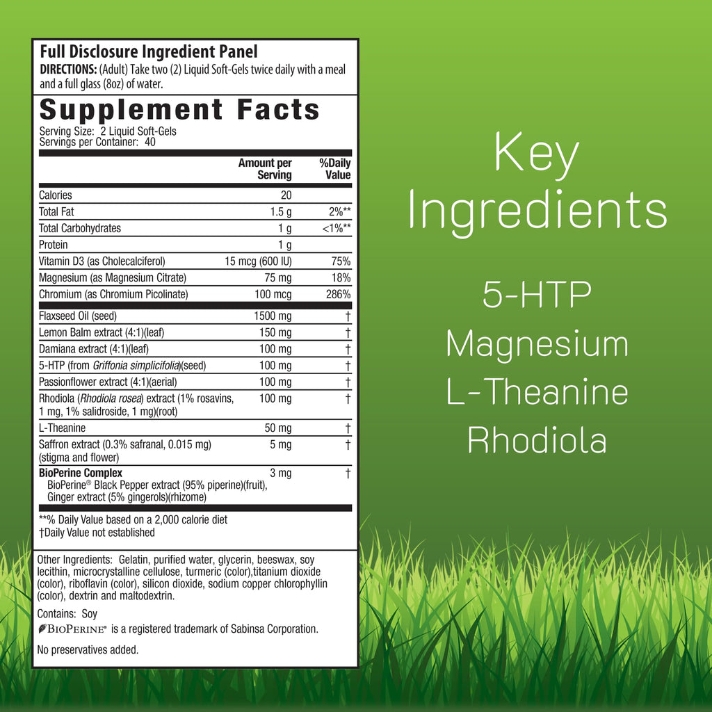 Irwin Naturals Sunny Mood with 5-HTP - 80 Softgels - image 2