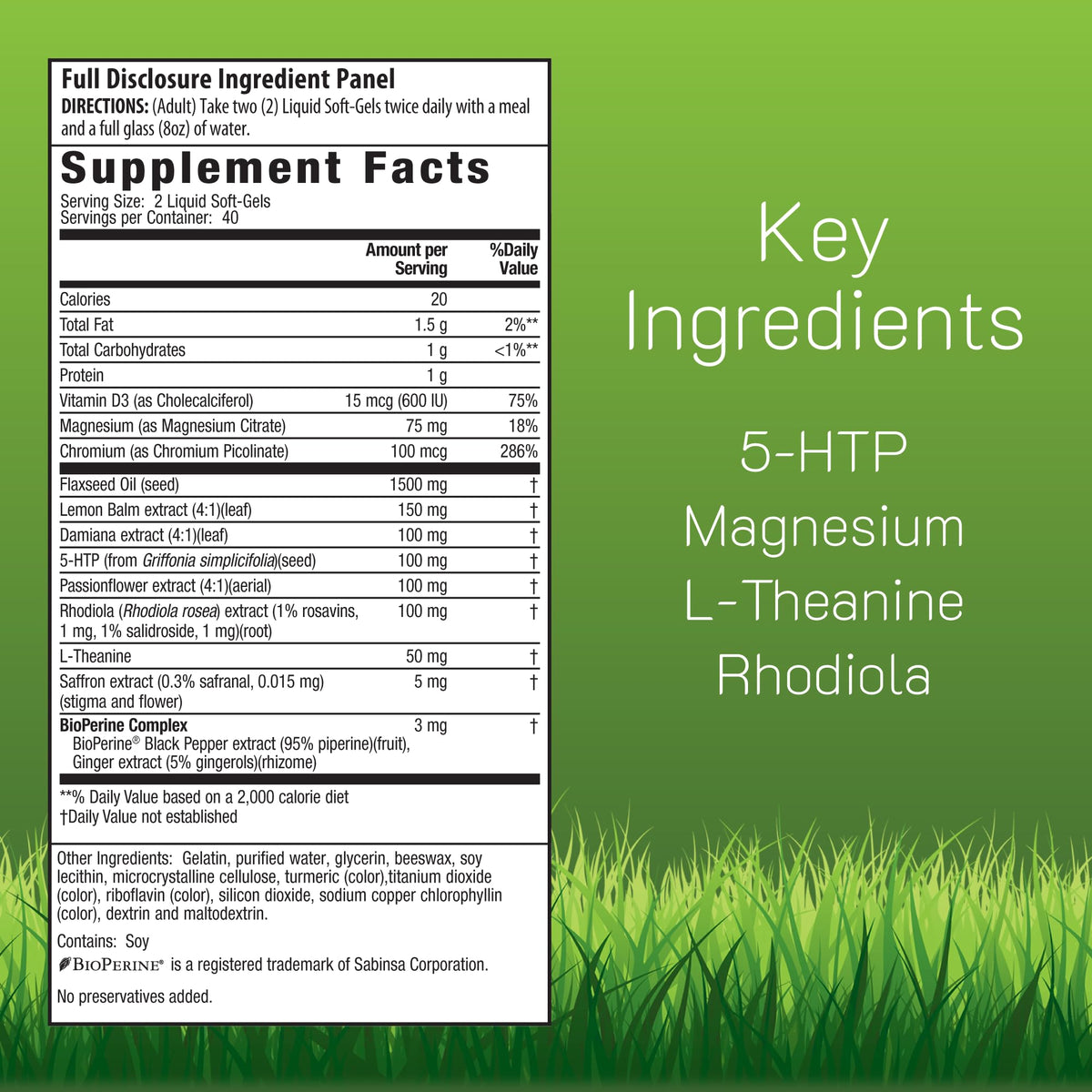 Irwin Naturals Sunny Mood with 5-HTP - 80 Softgels - image 2