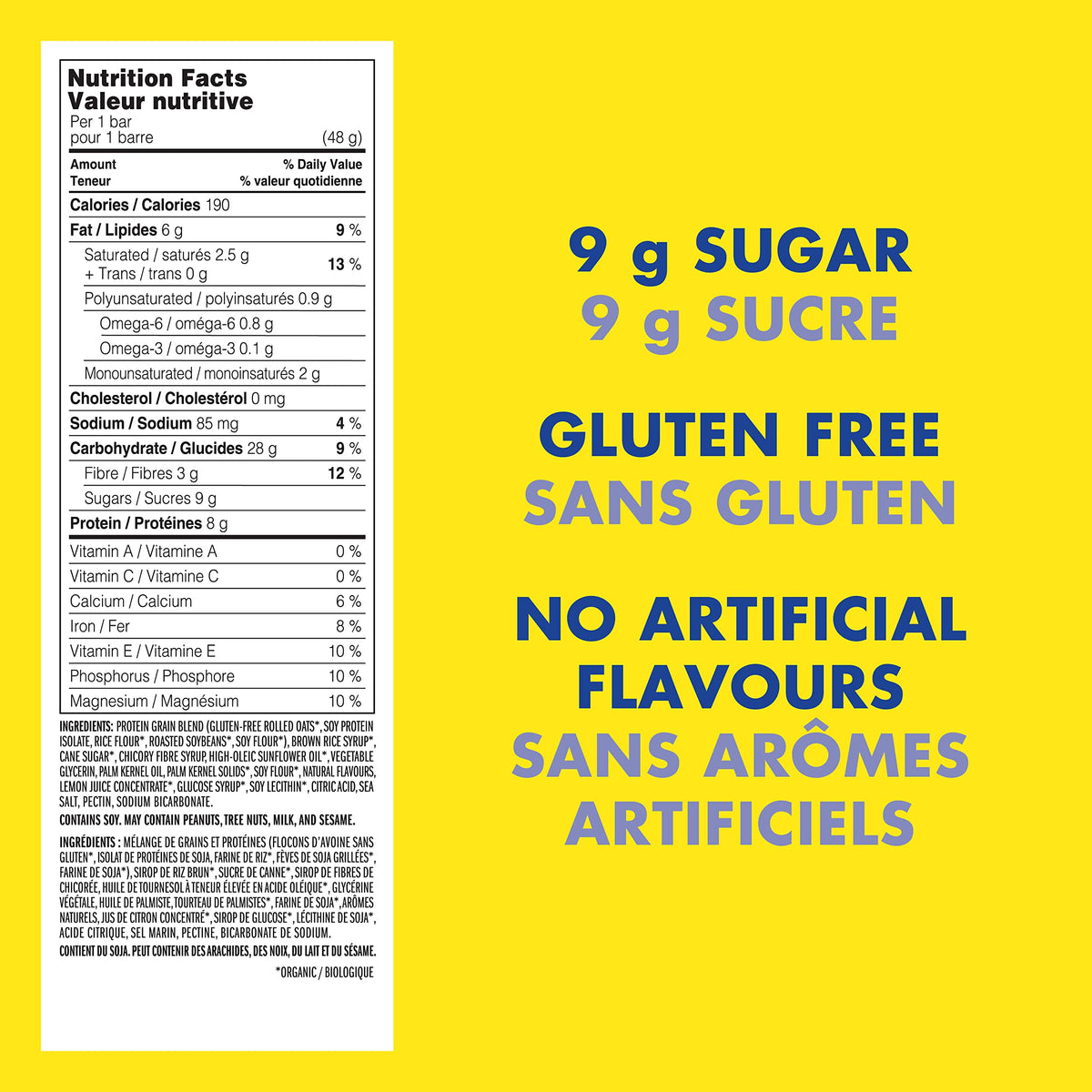 CLIF Bar Luna Lemon Zest Nutrition Bar - 15 Bars - image 4