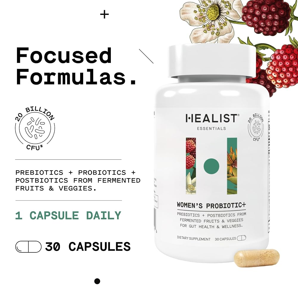 Healist Advanced Naturals Probiotics for Women 20 Billion CFU - 30 Capsules - image 2