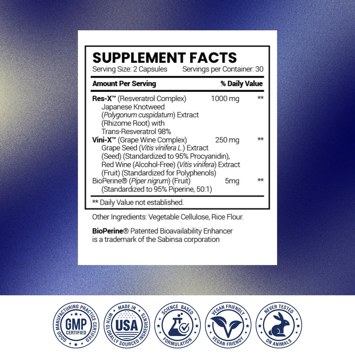 Research Verified Resveratrol