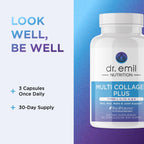 DR. EMIL NUTRITION Multi Hydrolyzed Collagen Types I-X - 90 Capsules - image 6