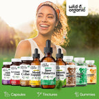 Wild & Organic Saw Palmetto Liquid Extract Supplement for Men & Women