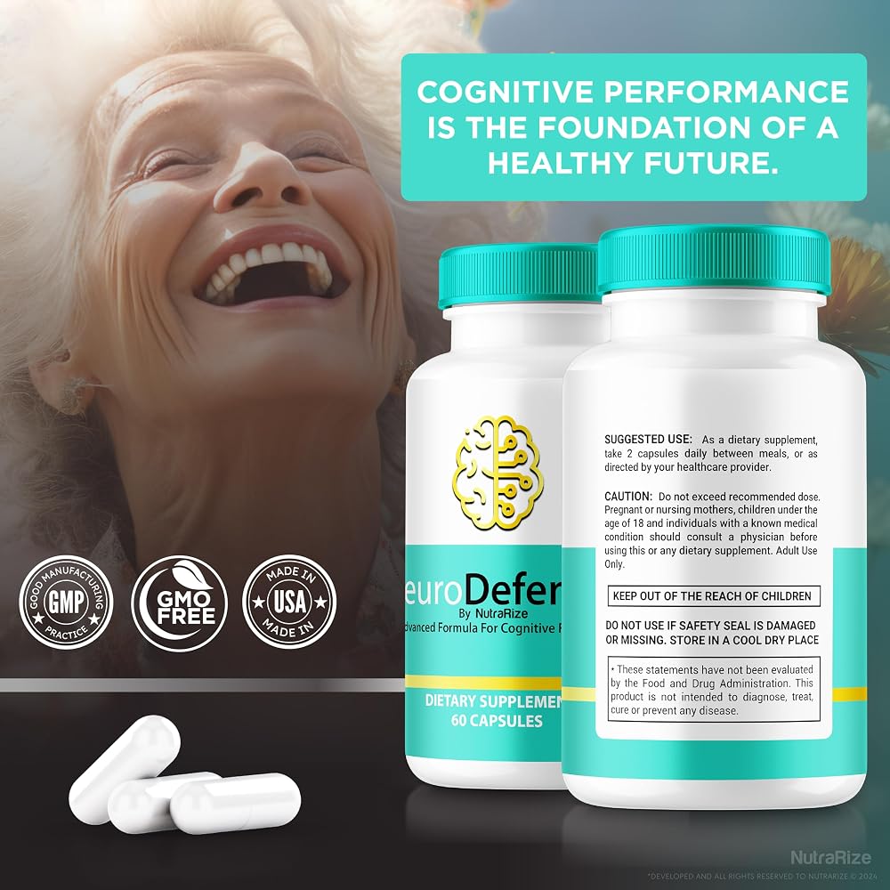 NutraRize Neuro Defender Pills Memory & Focus Support - 180 Capsules - image 6