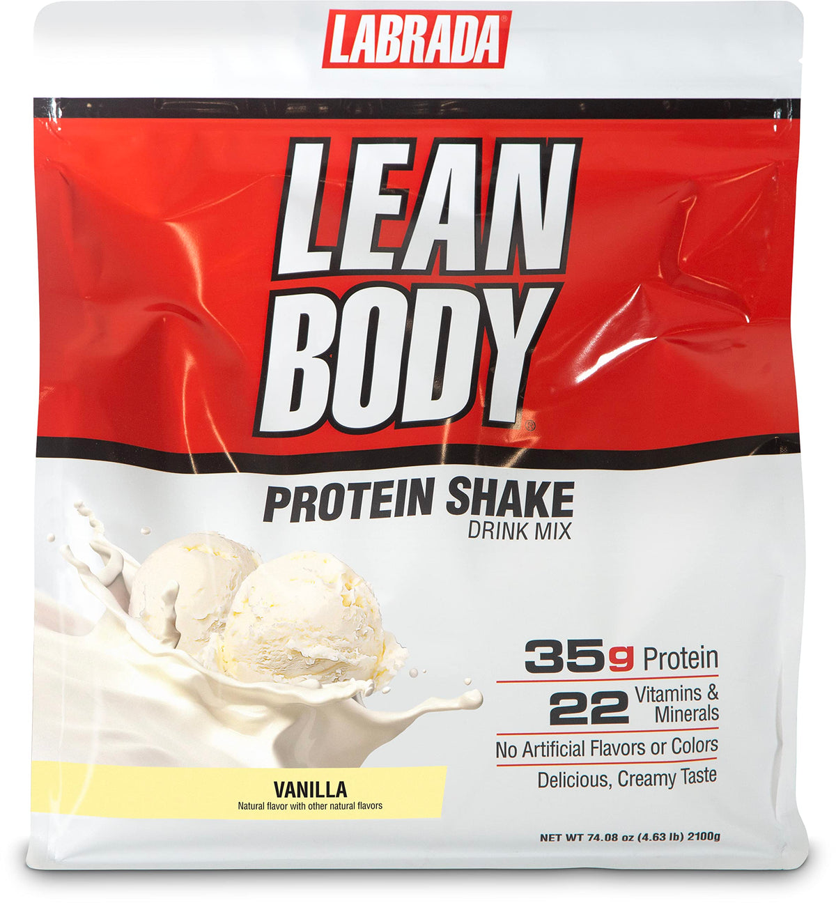 Labrada Nutrition Lean Body Hi-Protein Meal Replacement Shake