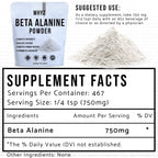 WHYZ Beta Alanine Powder Pre-Workout for Endurance - 350g - image 2