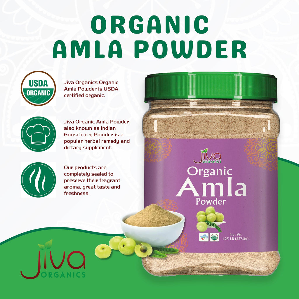 Jiva Organics Organic Amla Powder Vitamin C - 20 oz - image 5