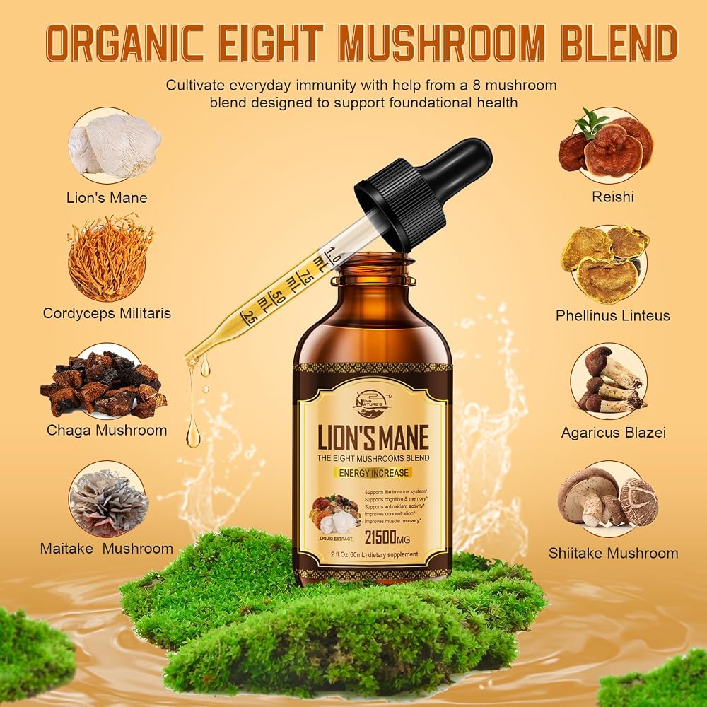 Nature's live Lions Mane Supplement