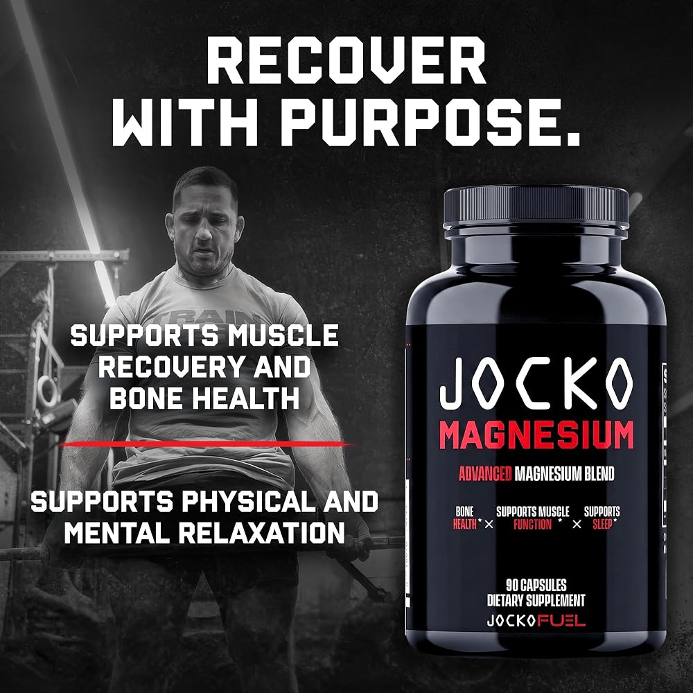 Jocko Fuel Magnesium Glycinate, Citrate & Taurate Complex - 30 Capsules - image 2