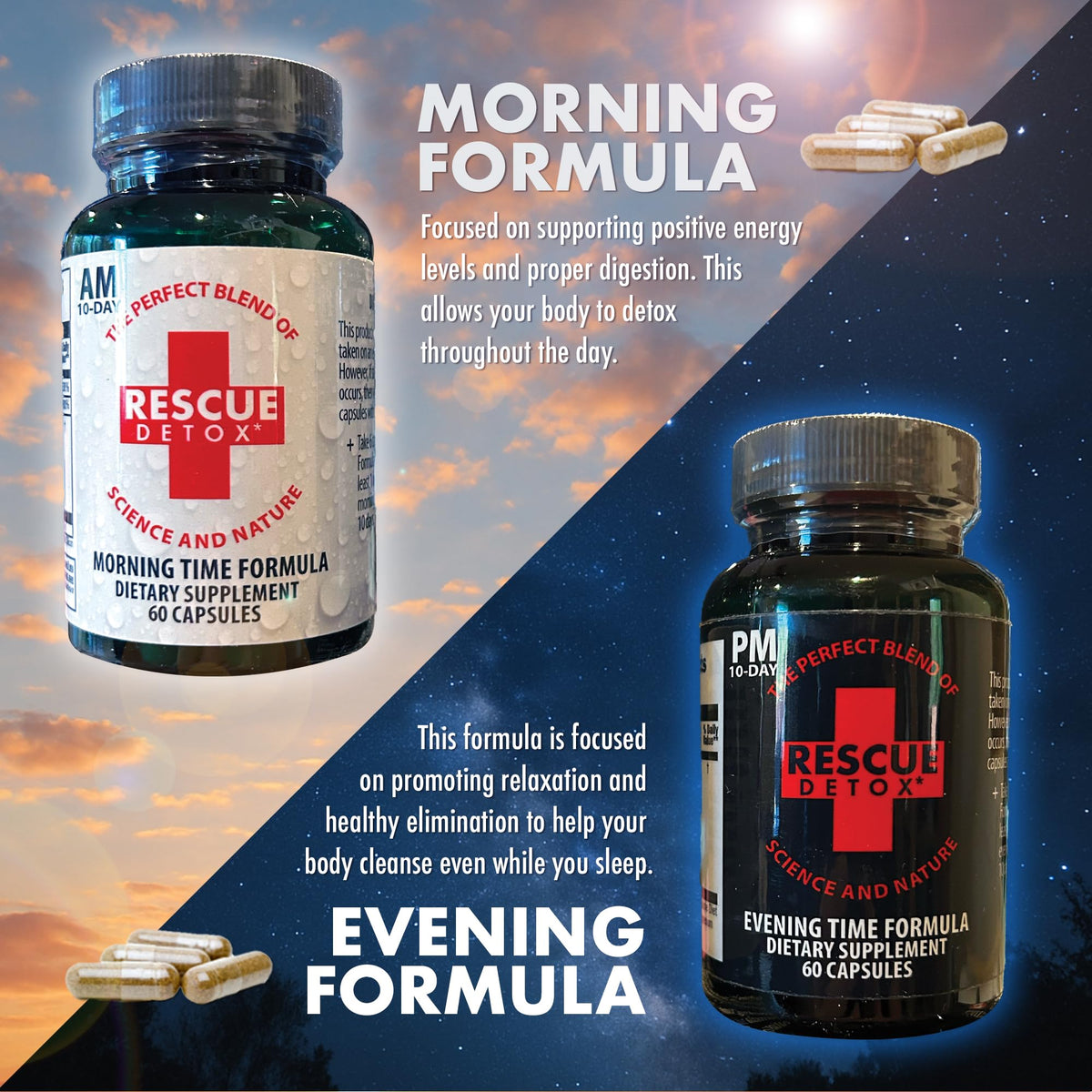Rescue Detox 10 Day Permanent Detox Kit - 132 Capsules - image 4