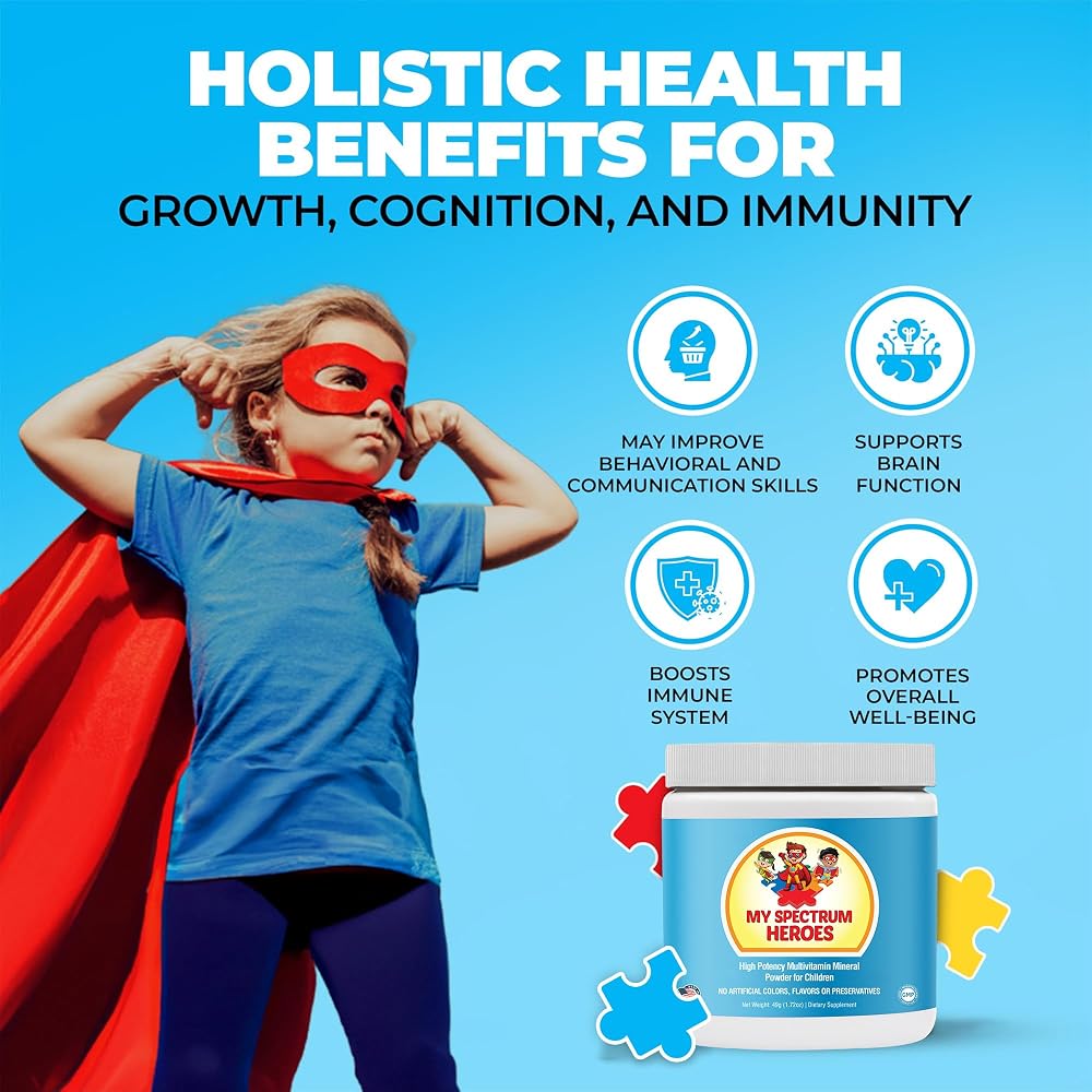 My Spectrum Heroes Kid's Multivitamin Supplement - Natural Calm