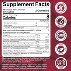 Nextdia Sugar Free Beet Root Gummies with Nitrates + L-Arginine 1400mg
