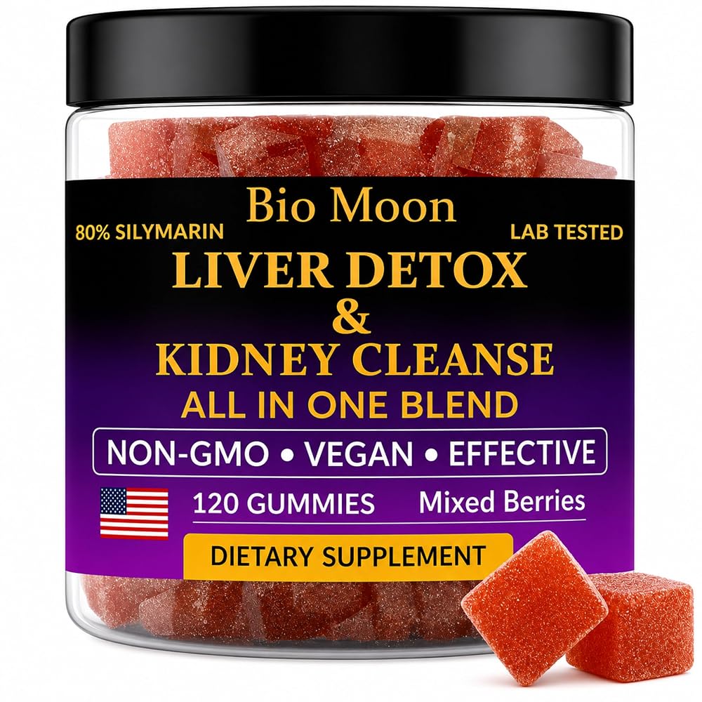 Bio Moon Liver & Kidney Detox Gummies with Milk Thistle