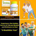 GoodlifePick Premium Turmeric Curcumin Capsules with Ginger & Black