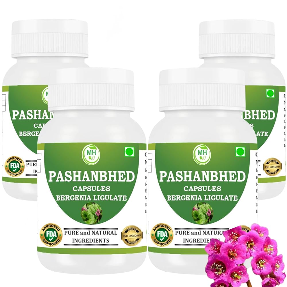 Morsan Healthcare Pashanabheda Bergenia ligulata Powder - 240 Capsules