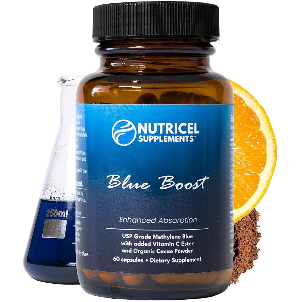 Nutricel Supplements Methylene Blue 12mg - 60 Vegetarian Capsules