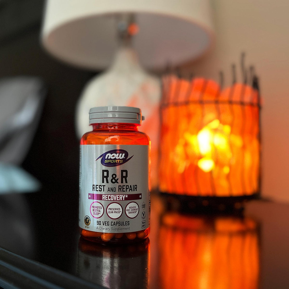 NOW Sports R&R Rest and Repair for Sleep - 90 Vegetarian Capsules - image 5