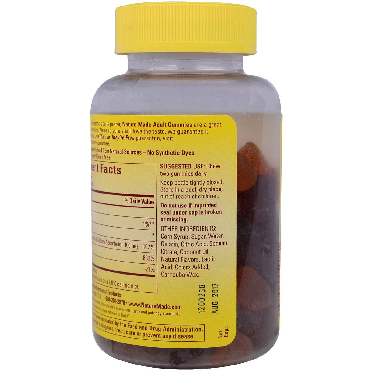 Xllent Nature Made Hair, Skin, Nails Adult Gummies - 360 Gummies - image 2